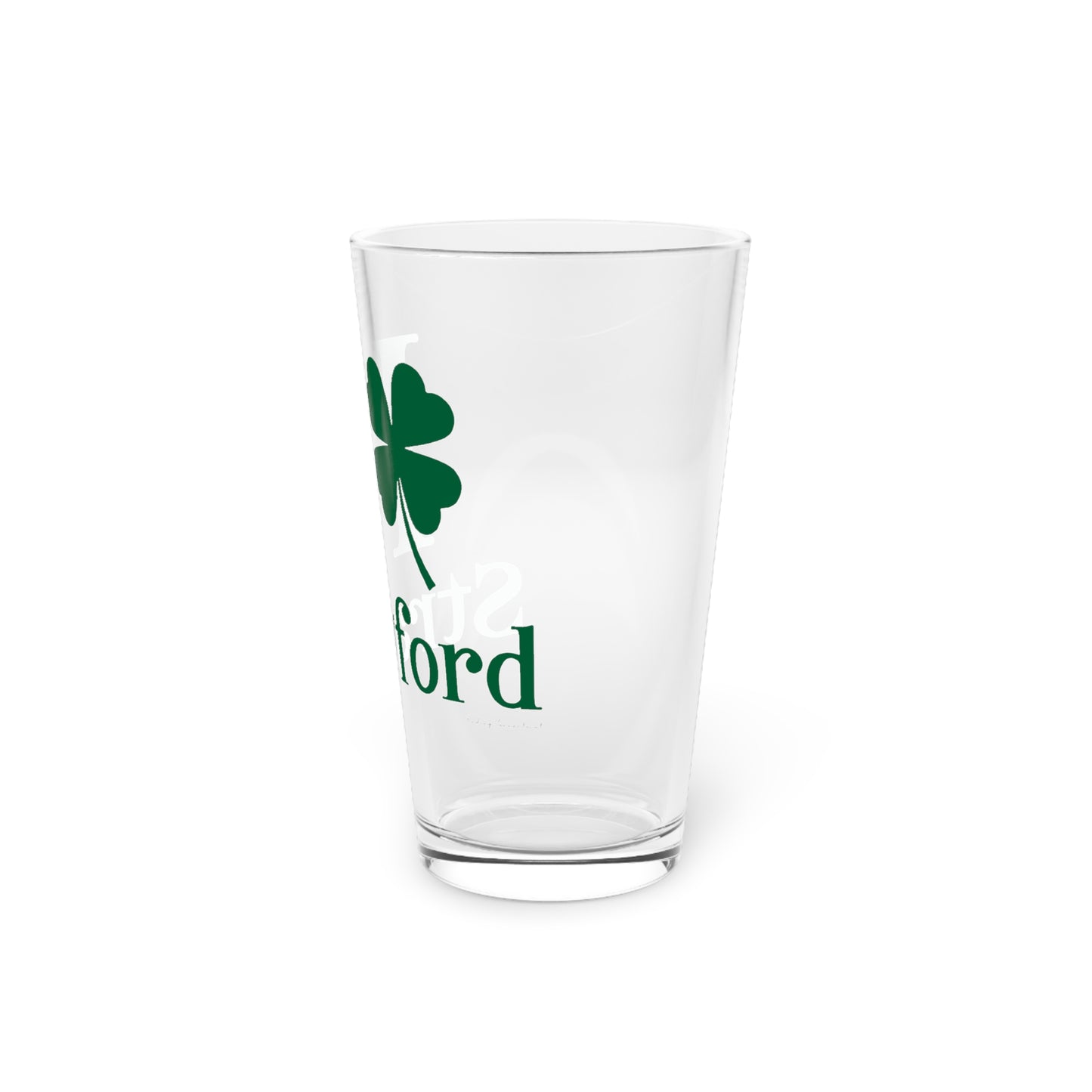 I Clover Stratford Pint Glass, 16oz