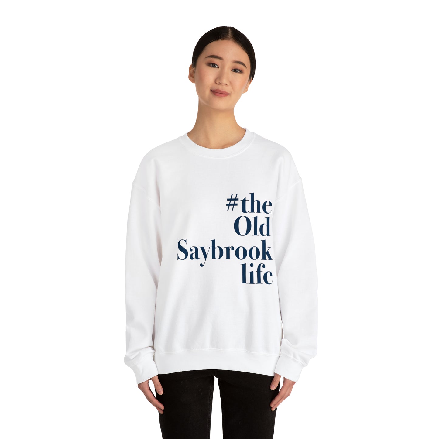 #theoldsaybrooklife Unisex Heavy Blend™ Crewneck Sweatshirt