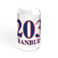 203 Cranbury Red, White & Blue Sipper Glass, 16oz