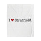 I Heart Stratfield. Velveteen Plush Blanket