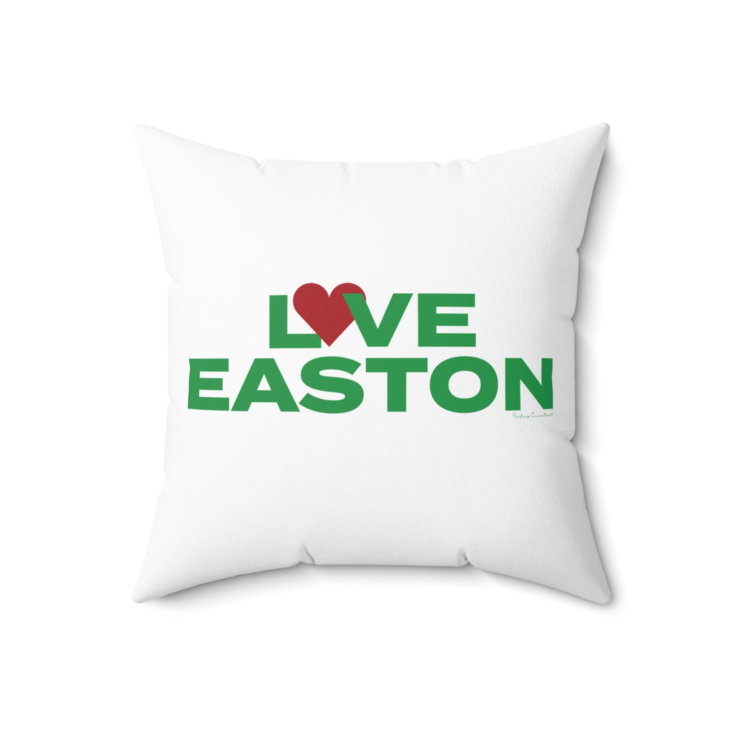 Love Easton Spun Polyester Square Pillow