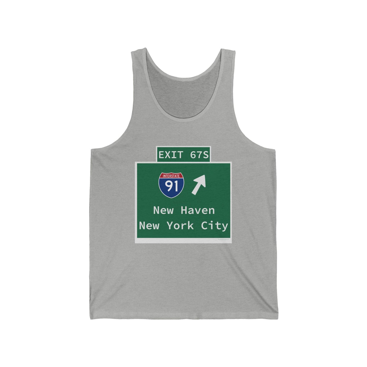 Vintage WCP Exit 67S Sign Unisex Jersey Tank Top