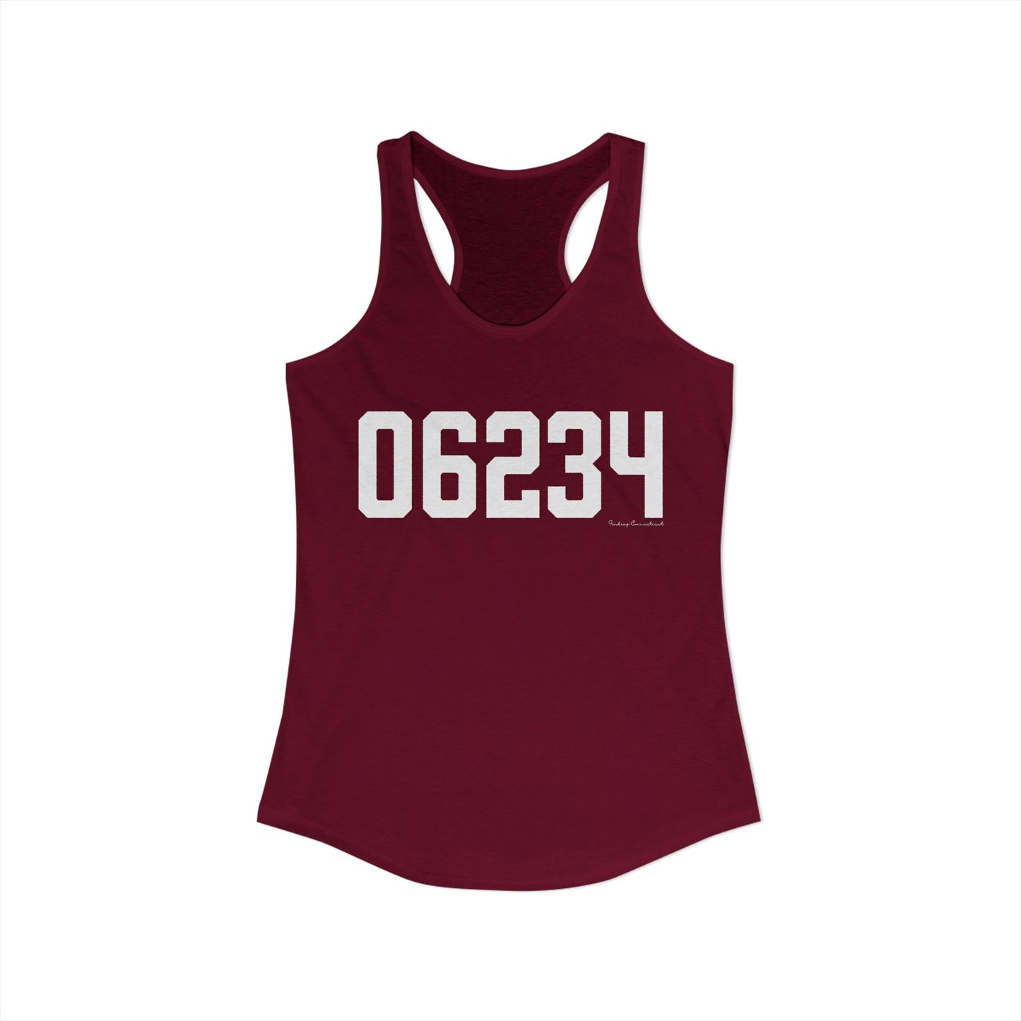 06234 Brooklyn CT Zip Code Women's Ideal Racerback Tank Top