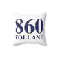 860 Tolland Spun Polyester Square Pillow