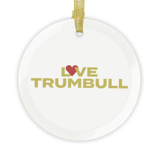 Love Trumbull Glass Ornaments