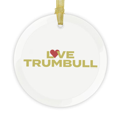 Love Trumbull Glass Ornaments