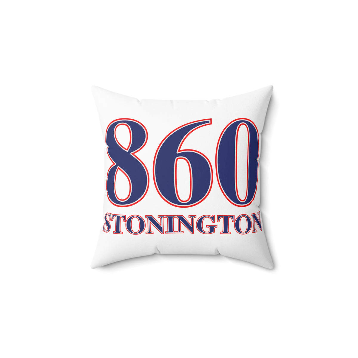 860 Stonington Red, White & Blue Spun Polyester Square Pillow