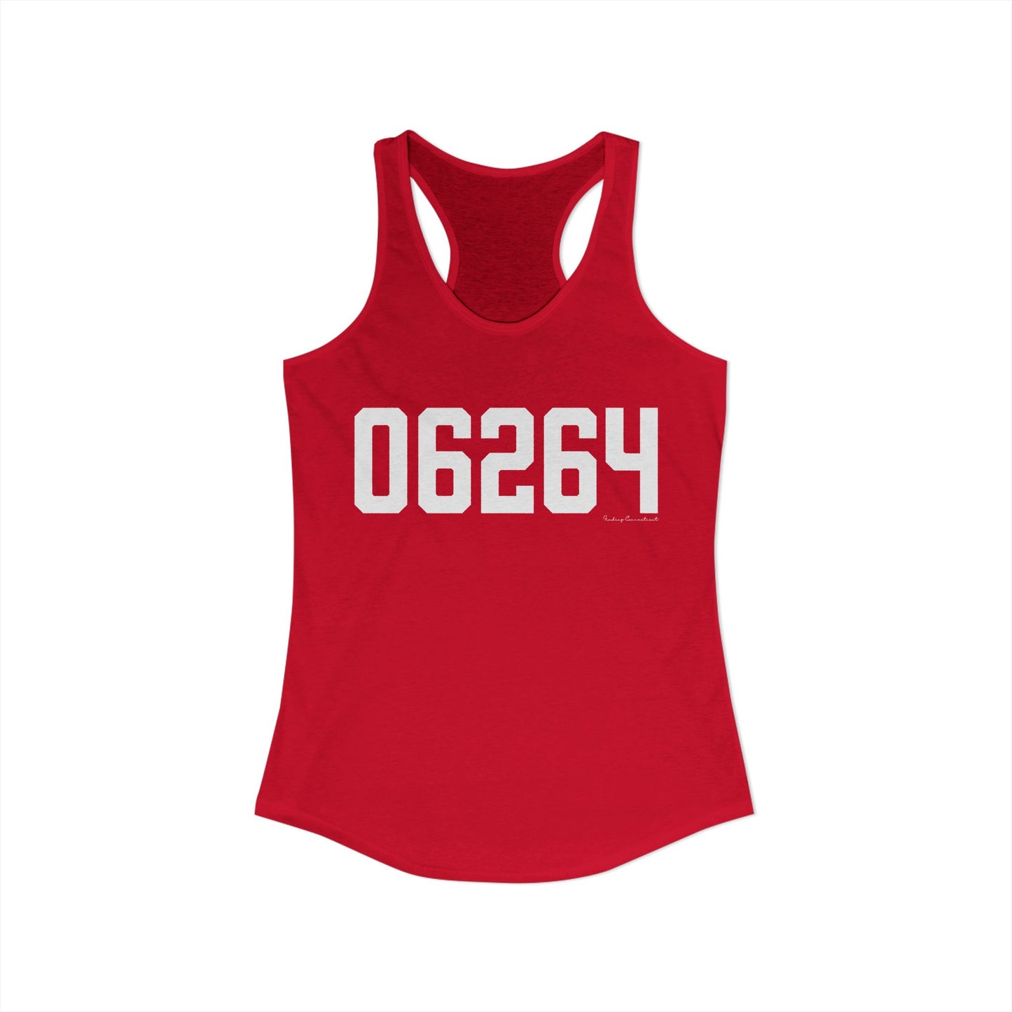 06264 Scotland CT Zip Code Women's Ideal Racerback Tank Top