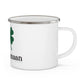 I Clover North Canaan Enamel Camping Mug