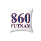 860 Putnam Red, White & Blue Spun Polyester Square Pillow