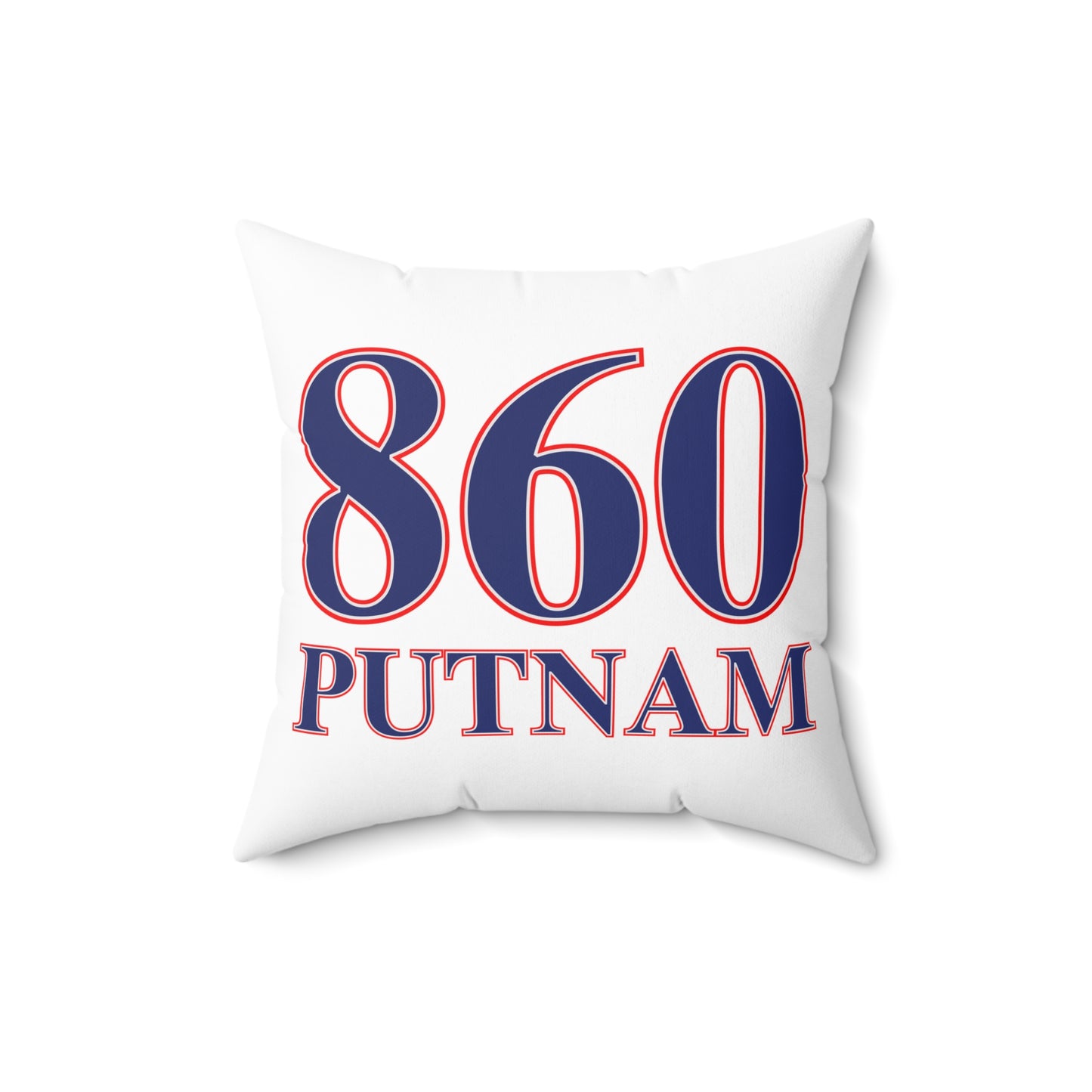 860 Putnam Red, White & Blue Spun Polyester Square Pillow