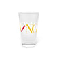 41 Tilt Redding Pint Glass, 16oz