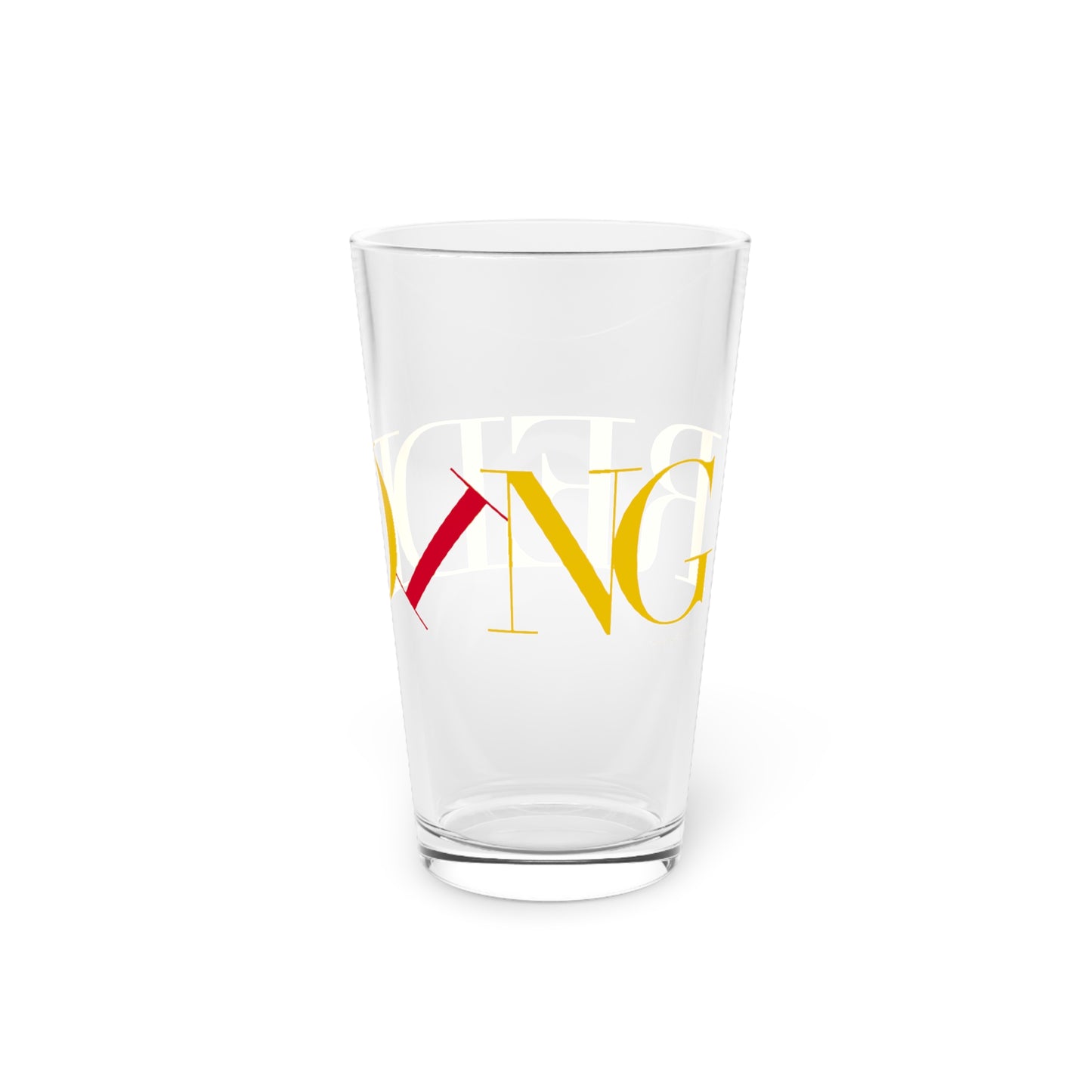 41 Tilt Redding Pint Glass, 16oz