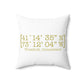 Trumbull Coordinates Spun Polyester Square Pillow