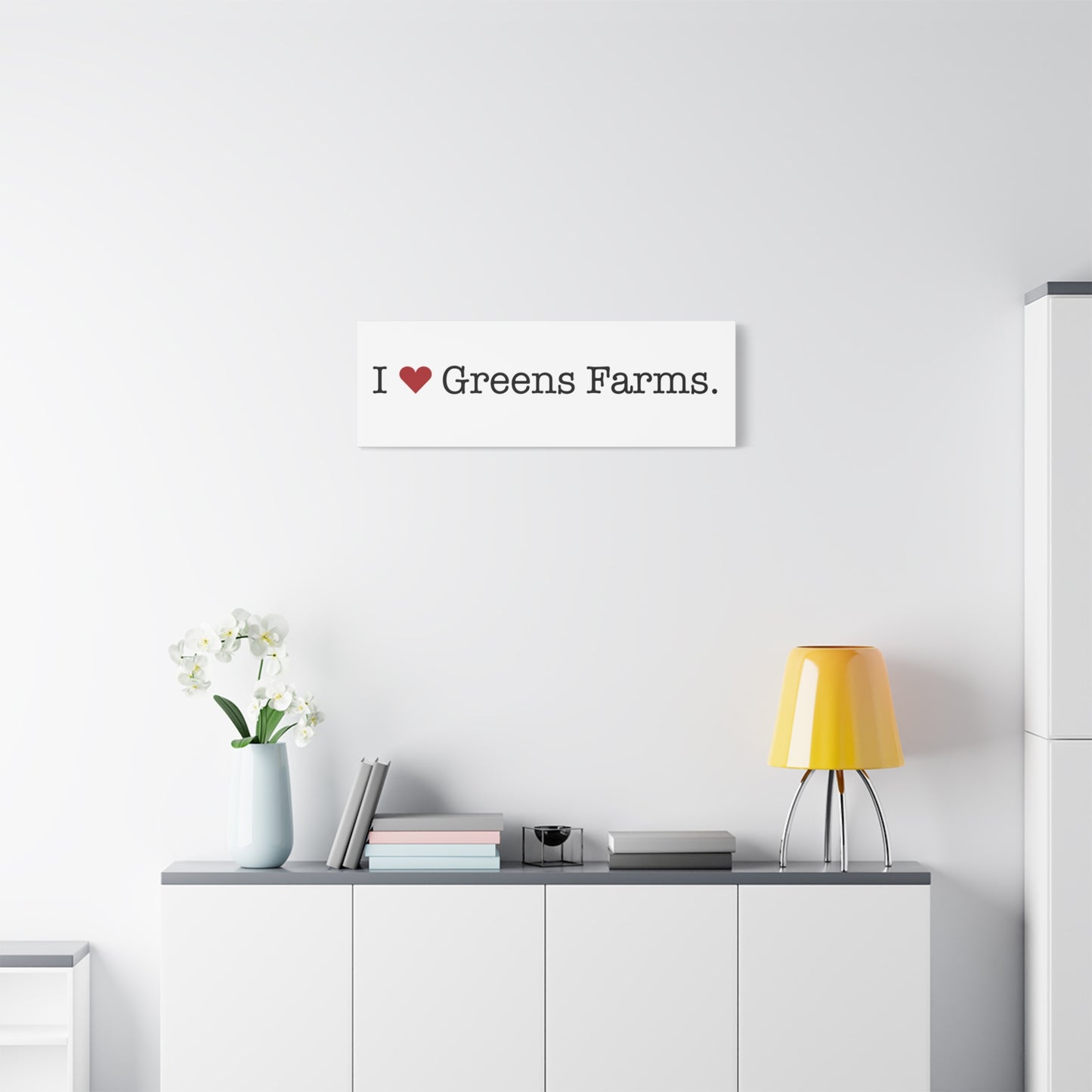 I Heart Greens Farms. Matte Canvas, Stretched, 1.25"