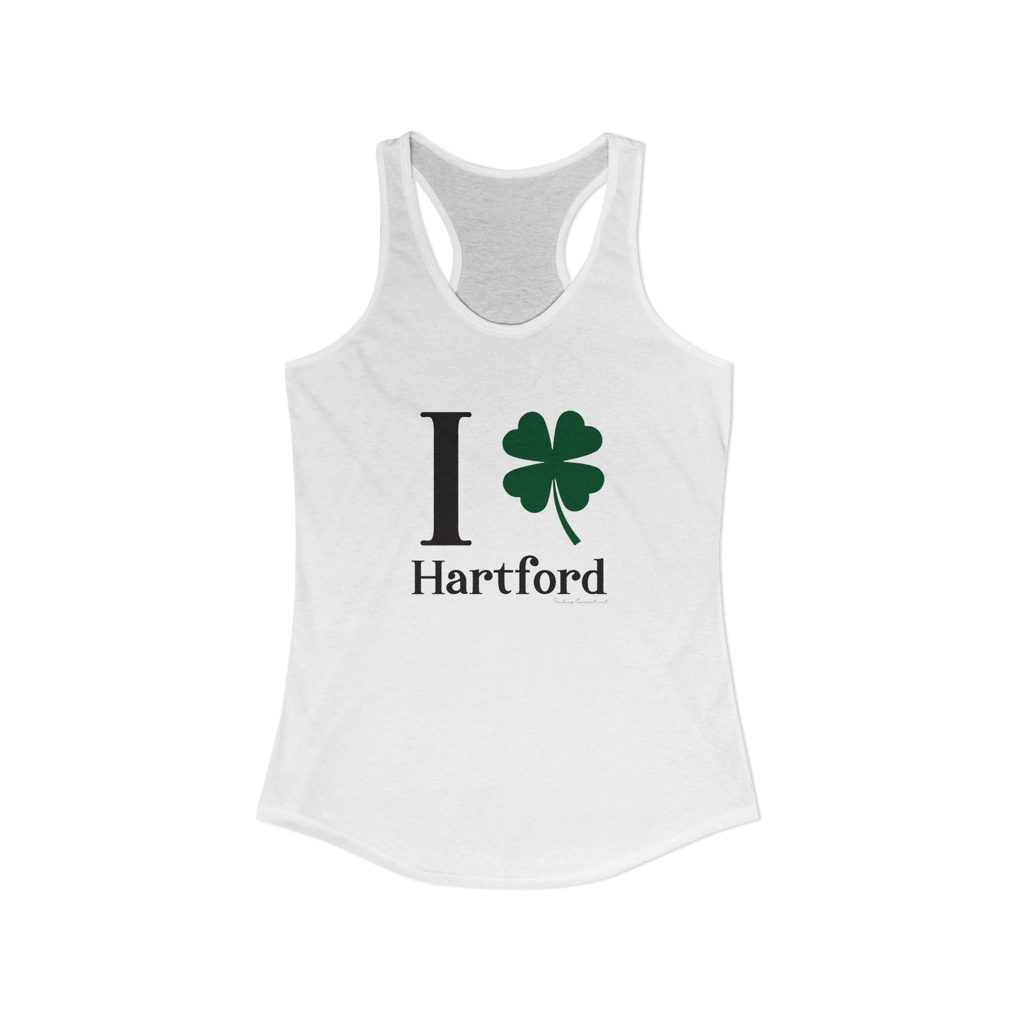 I Clover Hartford Women's Ideal Racerback Tank Top
