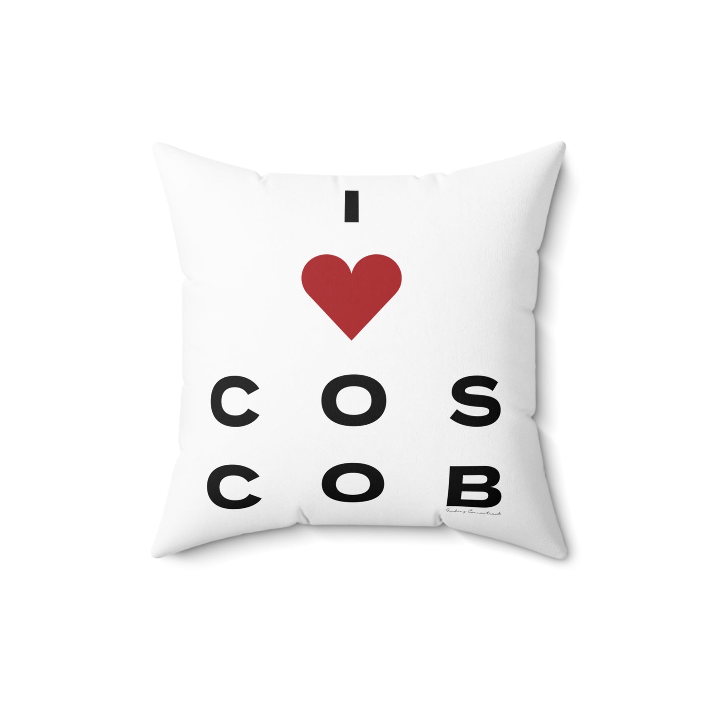 Cos Cob Vision Spun Polyester Square Pillow