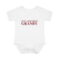 Just a kid from Granby Infant Baby Rib Bodysuit