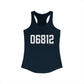 06812 New Fairfield CT Zip Code Women's Ideal Racerback Tank Top