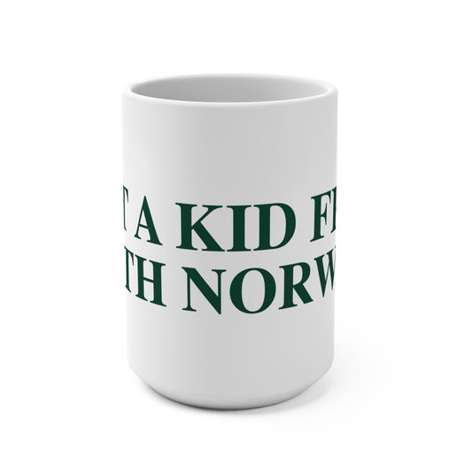 Just a kid from South Norwalk Mug 15oz