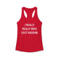 I Really Really Miss East Haddam Women's Ideal Racerback Tank Top