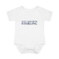 Just a kid from Sterling Infant Baby Rib Bodysuit