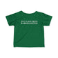 Just a kid from Barkhamsted Infant Fine Jersey T-Shirt
