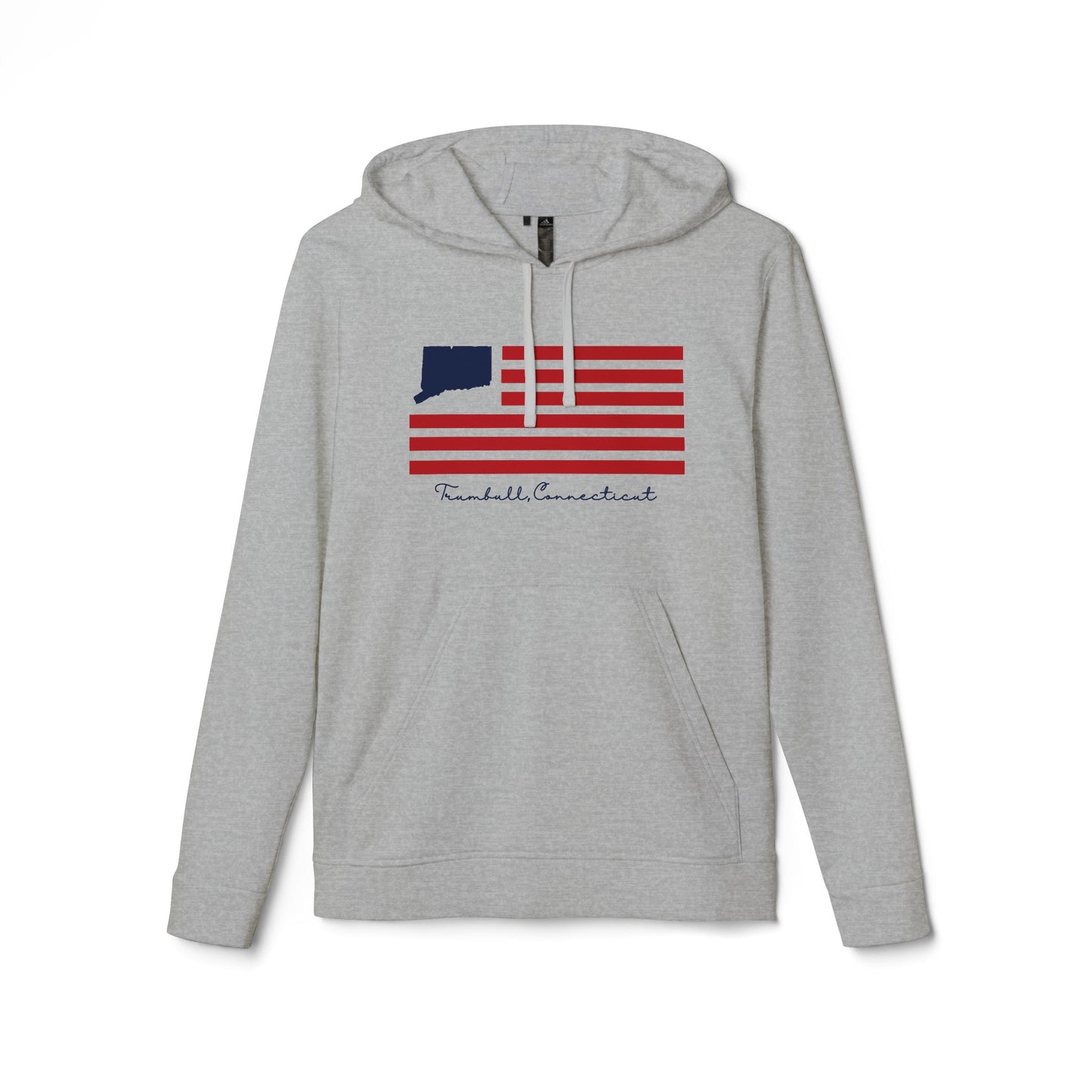 Trumbull Connecticut Flag adidas Unisex Fleece Hoodie