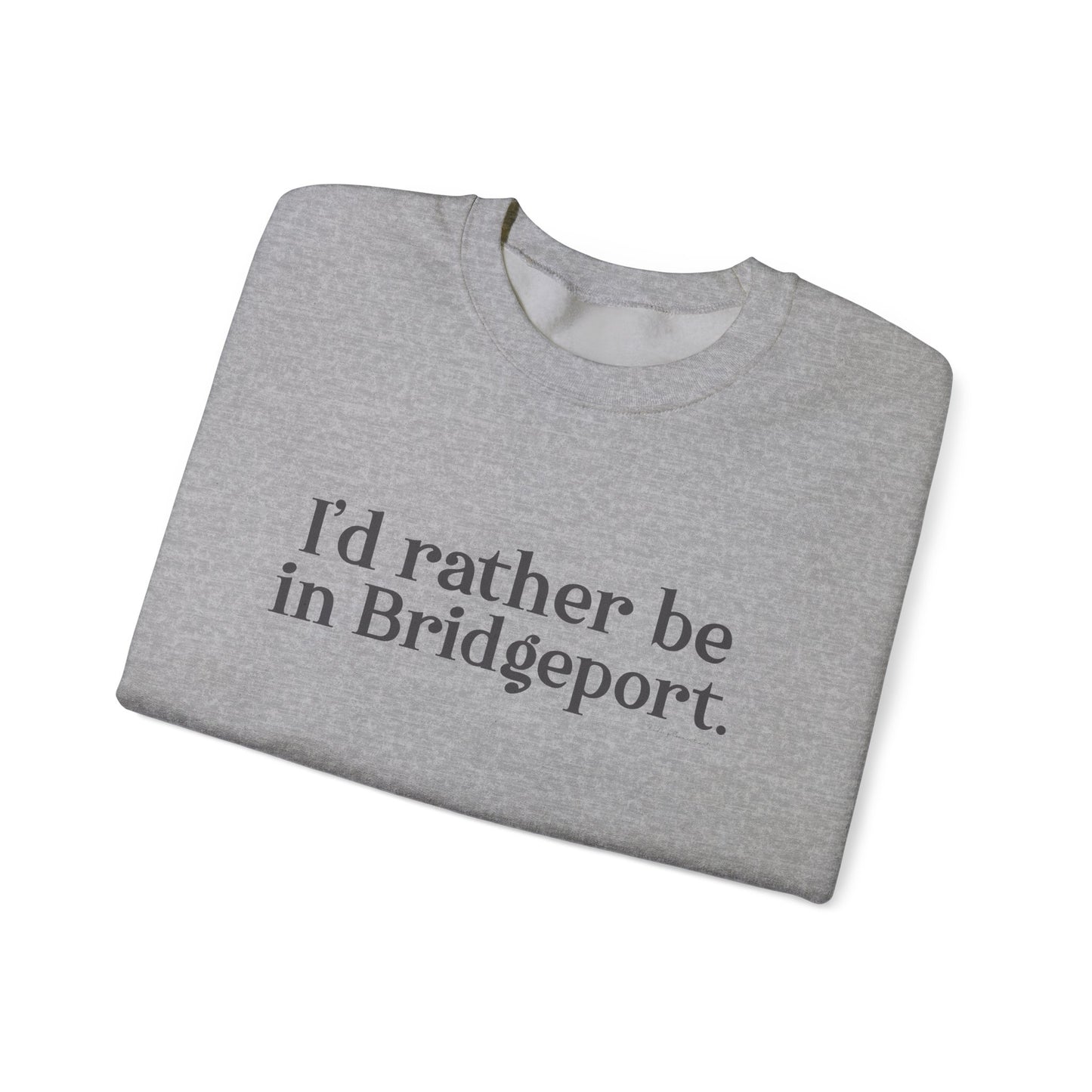 I’d rather be in Bridgeport Unisex Heavy Blend™ Crewneck Sweatshirt