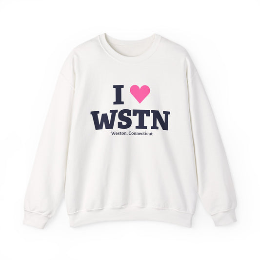 I Heart WSTN Unisex Heavy Blend™ Crewneck Sweatshirt