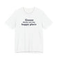 Goose Shows Are My Happy Place - Blue Unisex Jersey Short Sleeve T-Shirt