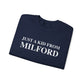 Just a kid from Milford Unisex Heavy Blend™ Crewneck Sweatshirt