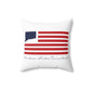 Windsor Locks Connecticut Flag Spun Polyester Square Pillow