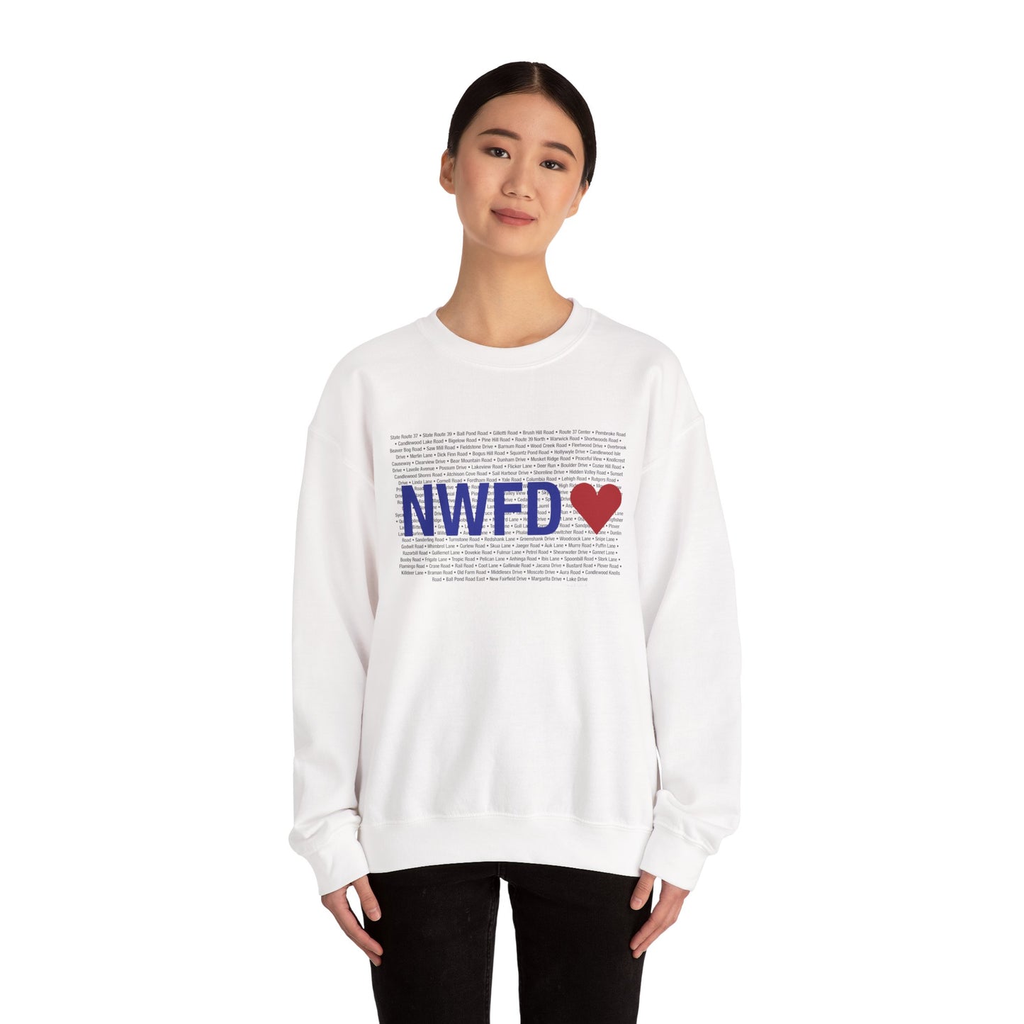 New Fairfield Love Unisex Heavy Blend™ Crewneck Sweatshirt