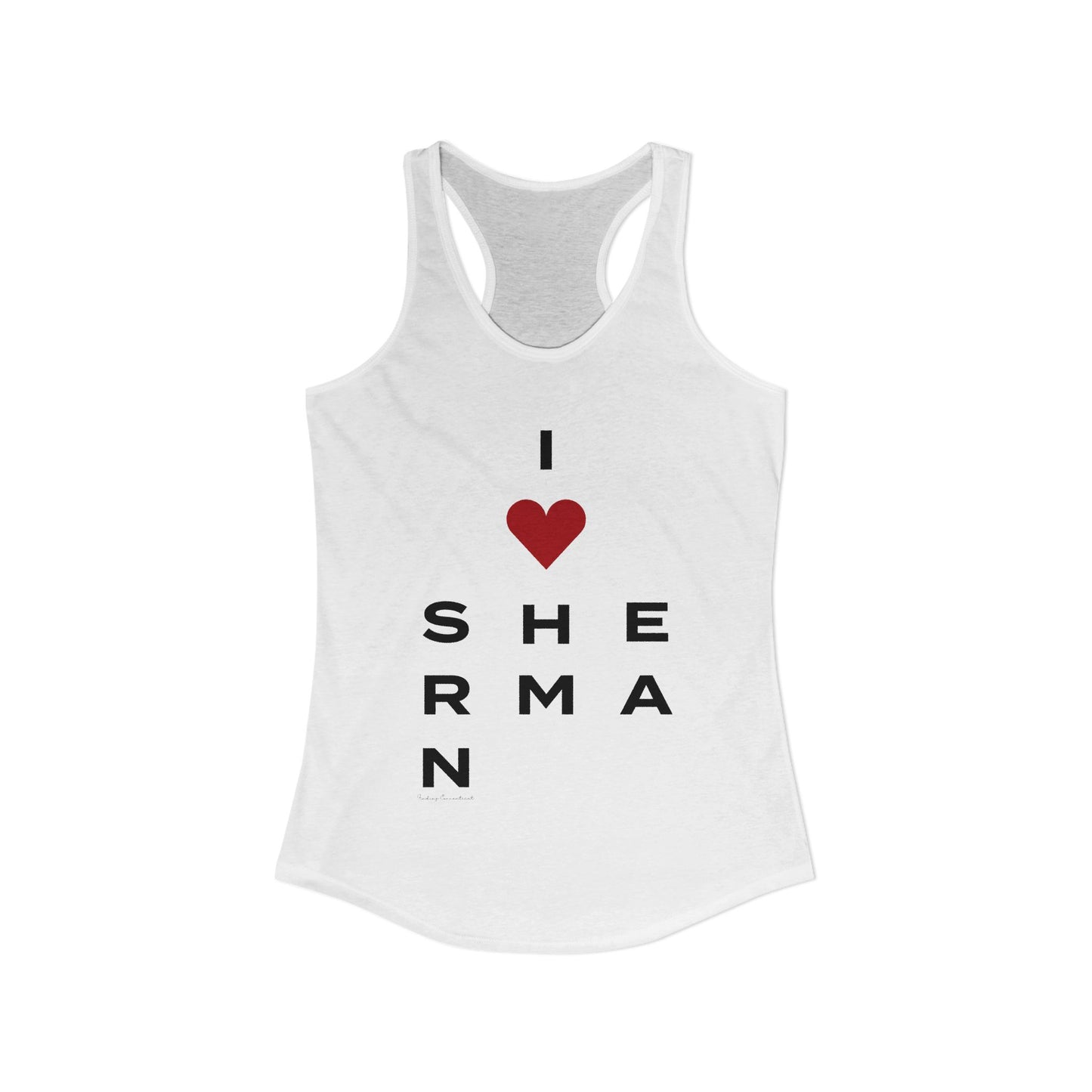 Sherman Vision Women's Ideal Racerback Tank Top