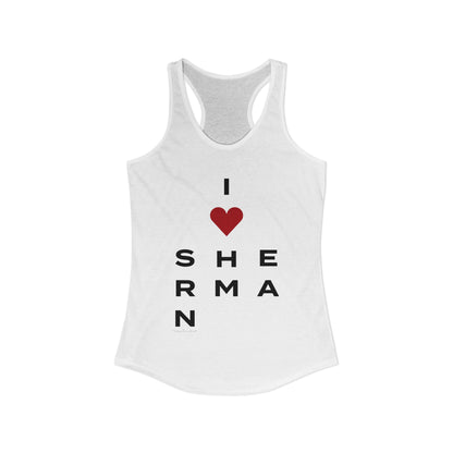 Sherman Vision Women's Ideal Racerback Tank Top