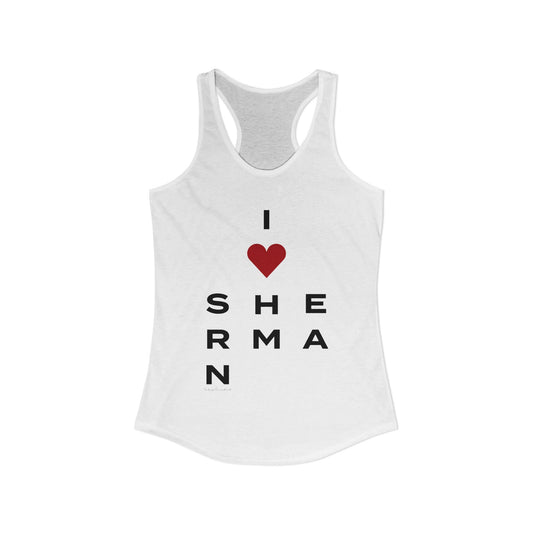 Sherman Vision Women's Ideal Racerback Tank Top