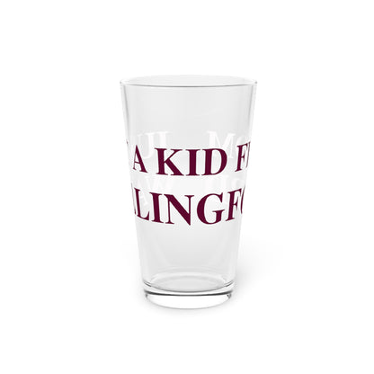 Just a kid from Wallingford Pint Glass, 16oz