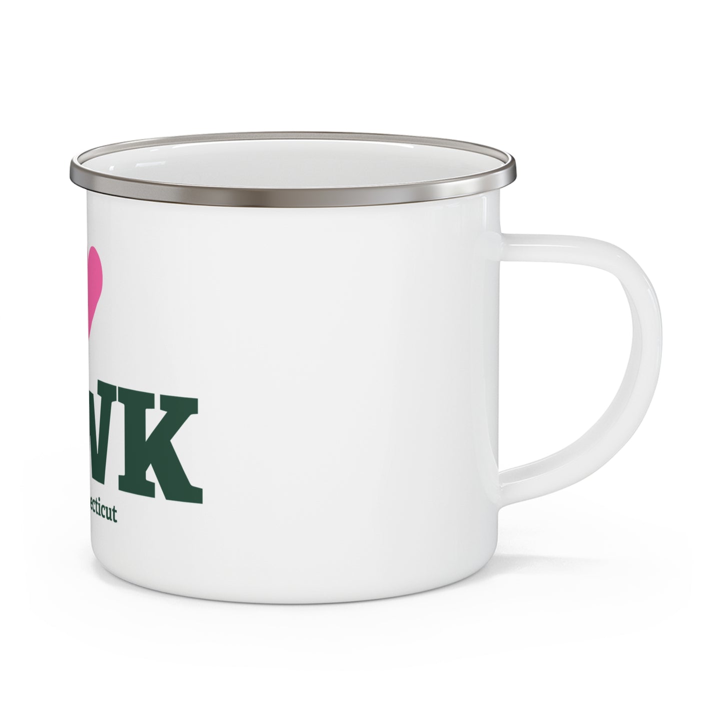 I Heart NRWK Enamel Camping Mug