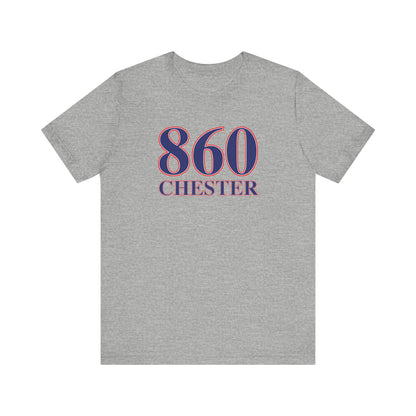 860 Chester Red White & Blue Unisex Jersey Short Sleeve T-Shirt