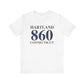 Hartland 860 Connecticut Unisex Jersey Short Sleeve T-Shirt