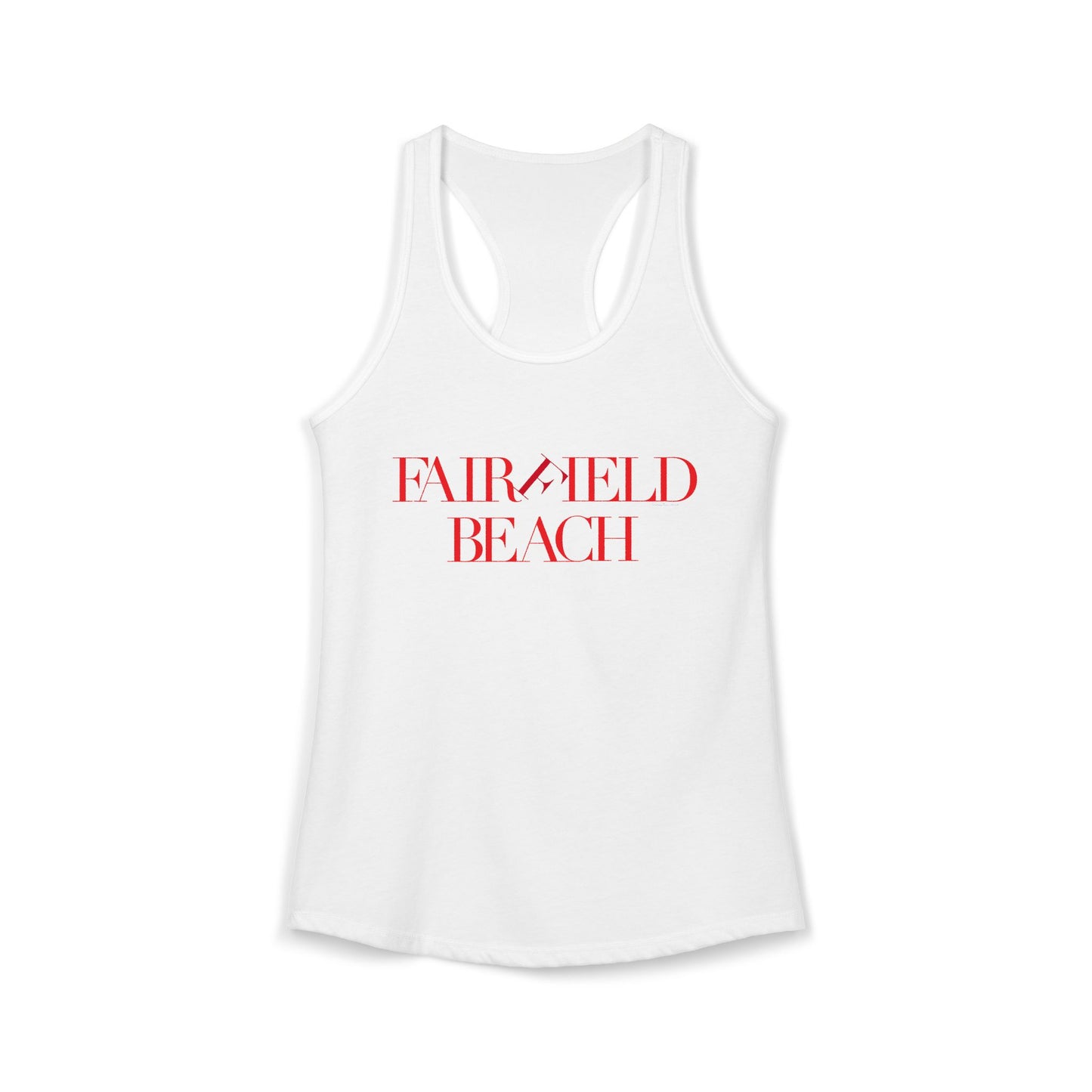 41 Tilt Fairfield Beach Women's Ideal Racerback Tank Top
