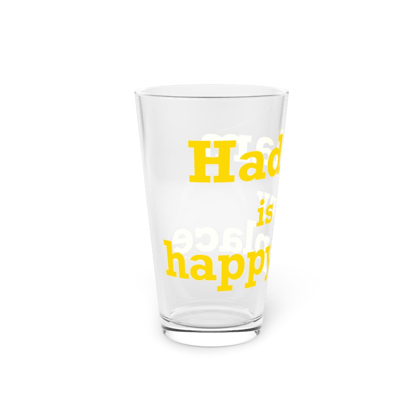 Haddam is My Happy Place Pint Glass, 16oz