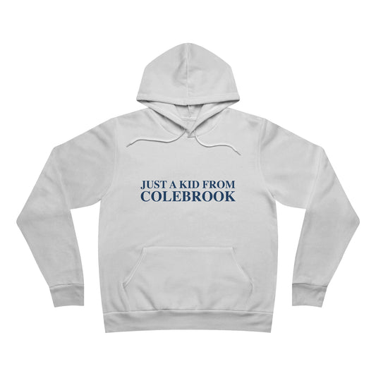Just a kid from Colebrook Unisex Sponge Fleece Pullover Hoodie