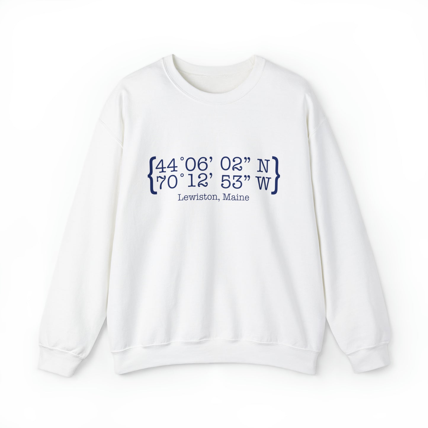 Lewiston Cooridnates Unisex Heavy Blend™ Crewneck Sweatshirt