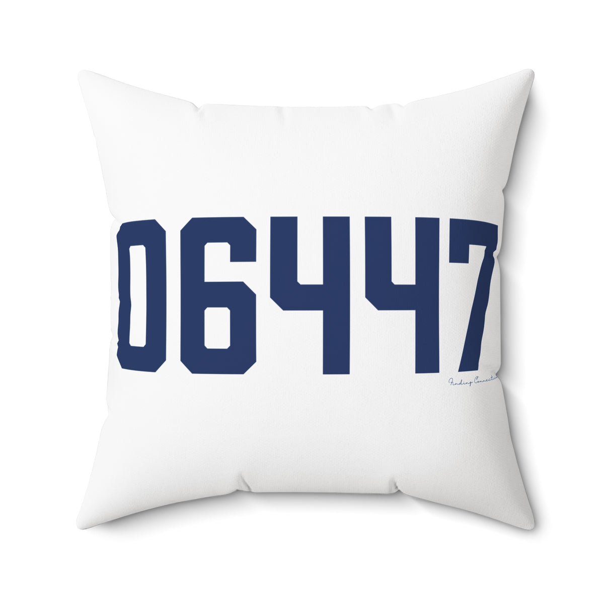 06447 Marlborough Connecticut Zip Code Polyester Square Pillow
