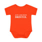Just a kid from Bristol Infant Baby Rib Bodysuit