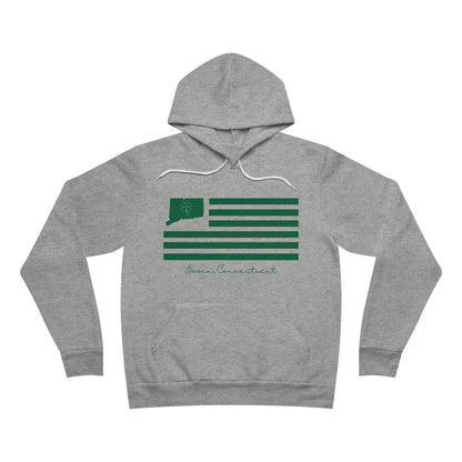 Essex Connecticut St. Patrick’s Day Flag Unisex Sponge Fleece Pullover Hoodie