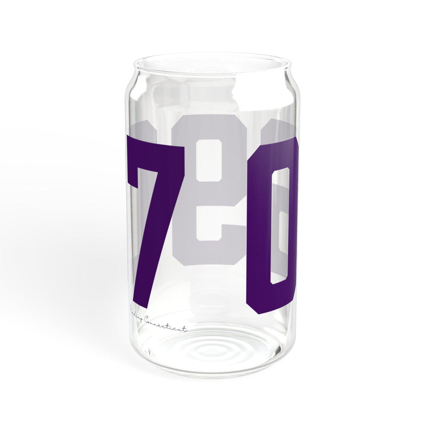 06907 Stamford Connecticut Zip Code Sipper Glass, 16oz