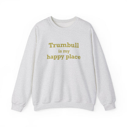 Trumbull Is My Happy Place Unisex Heavy Blend™ Crewneck Sweatshirt